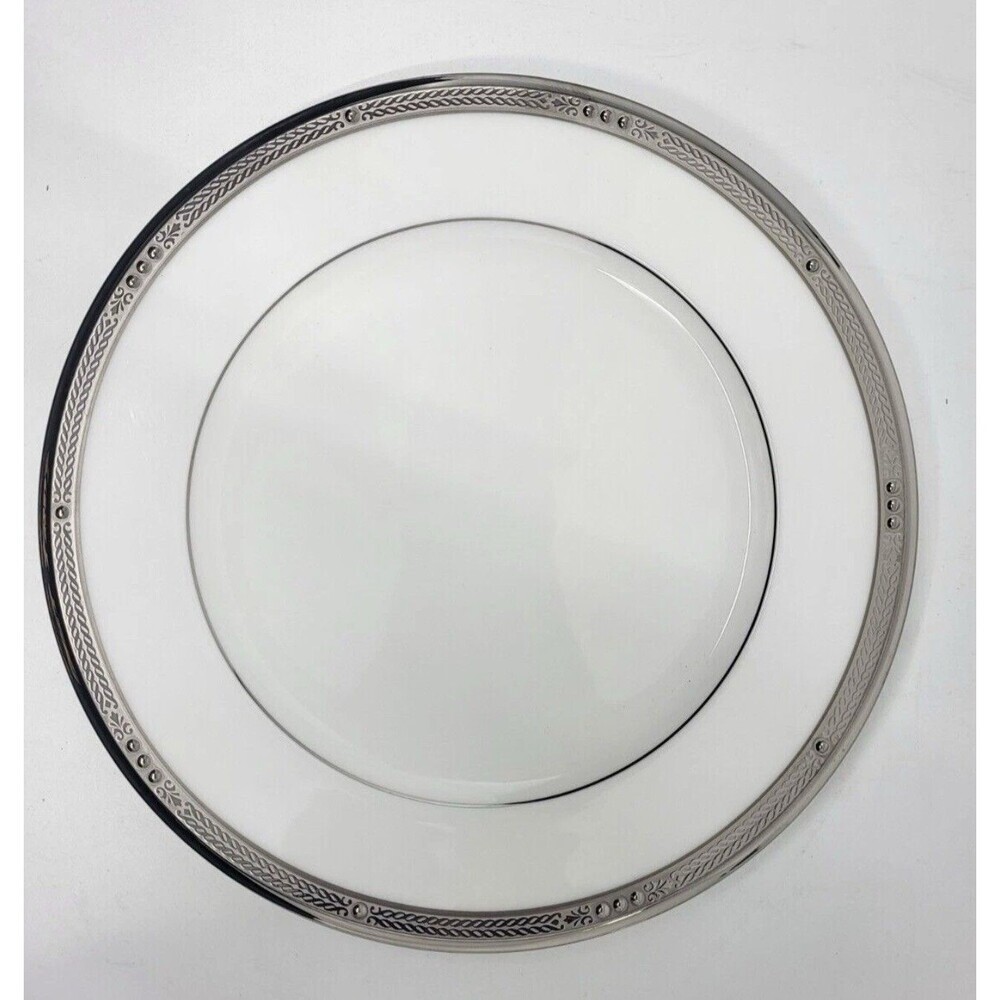 1- NORITAKE CHATELAINE PLATINUM SALAD PLATE - 8 5/8"